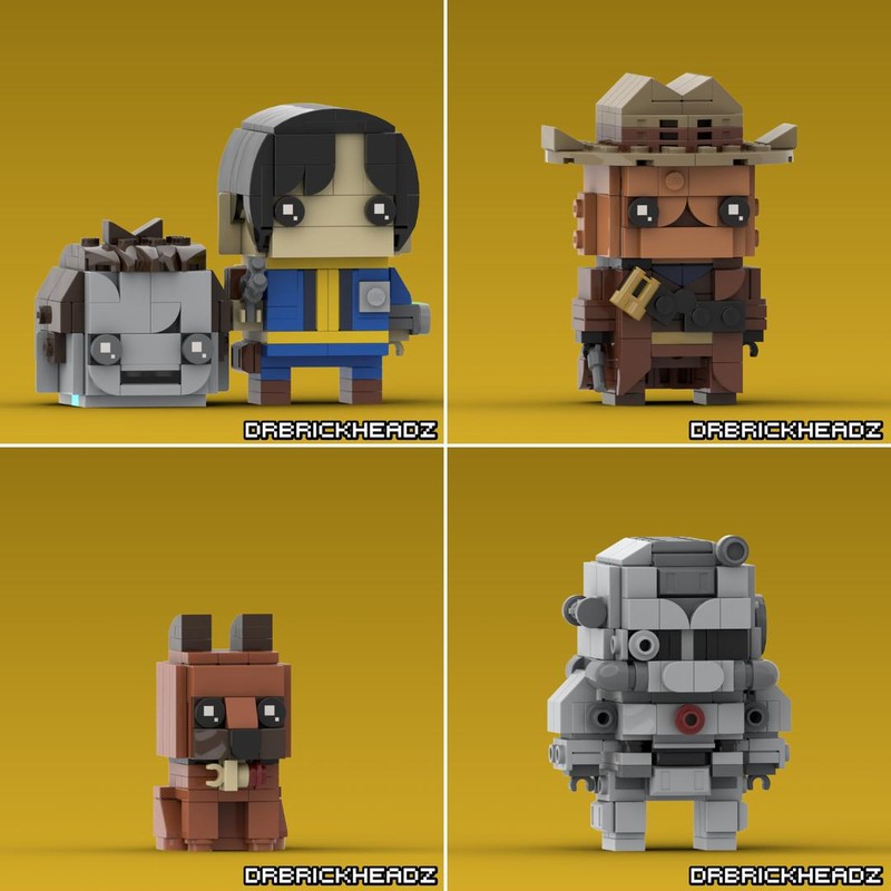 Lego Prime Video's "Fallout" Brickheadz Bundle