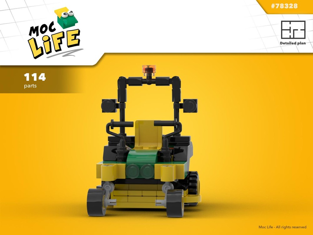 Lego John Deere zero turn lawn mower