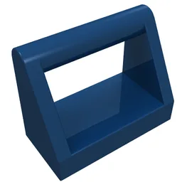 Tile Special 1 x 2 with Handle / Dark Blue