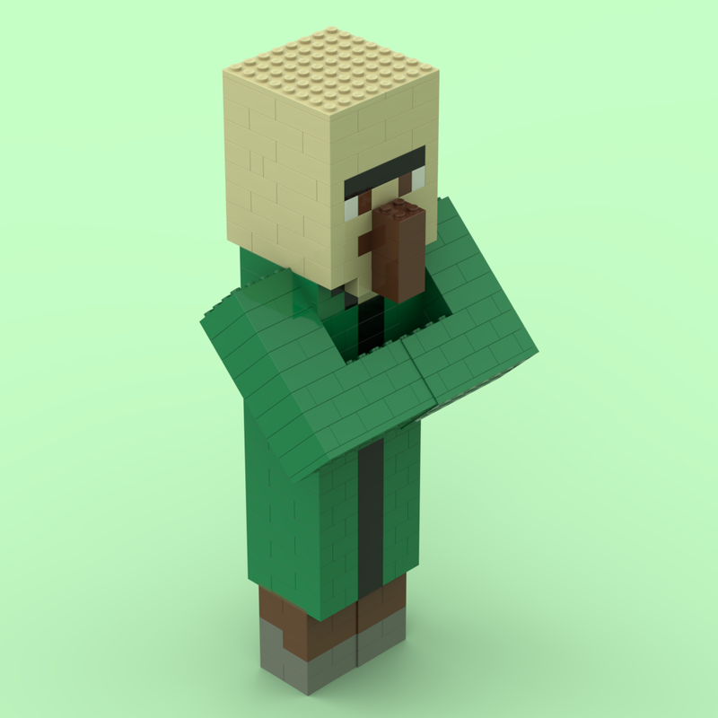 Lego Computer Game Style Villager