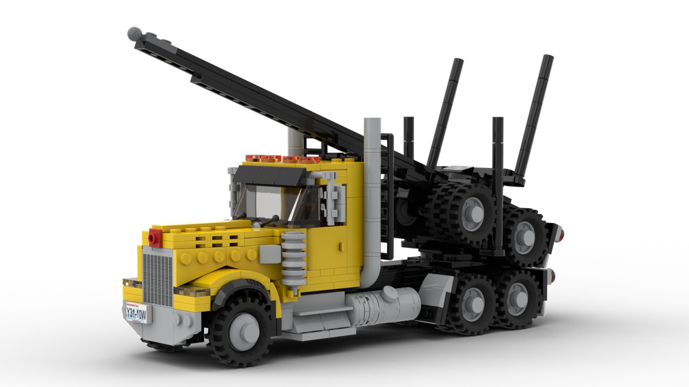 Lego Kenworth W900 Log Truck