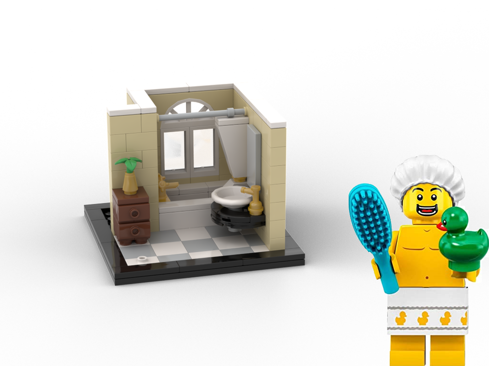 Lego Display Base for Shower Guy