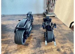 Batcycle and Batpod