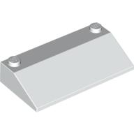 Lego Brick Sloped 33° 3 x 6 No Inner Walls / White