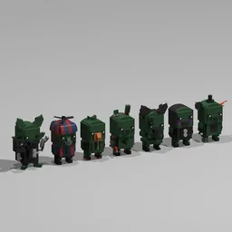 Fnaf 3 animatronic pack