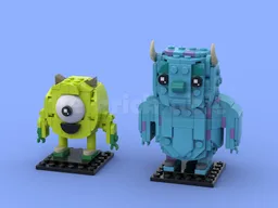 Monsters, Inc.- Mike and Sulley Brickheadz