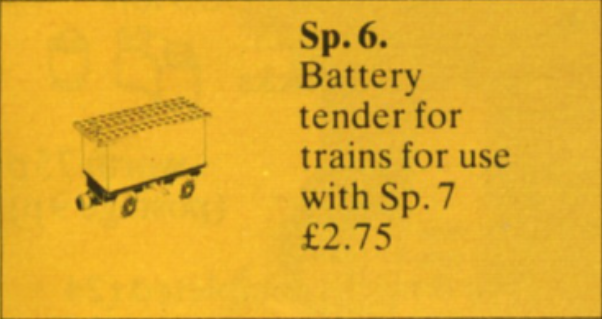 Lego 4.5V Battery Train Wagon