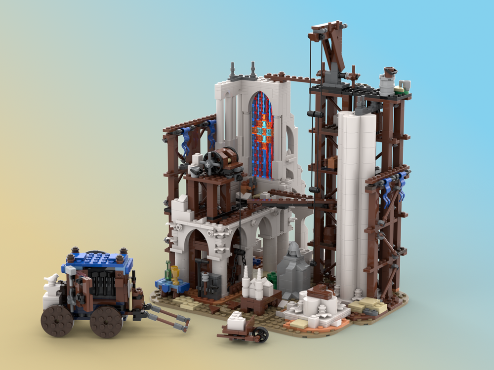 Lego Medieval Stonemasons Guild