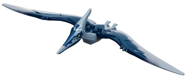 Lego Dinosaur Pteranodon with 4 Studs with Dark Blue Back and Forehead