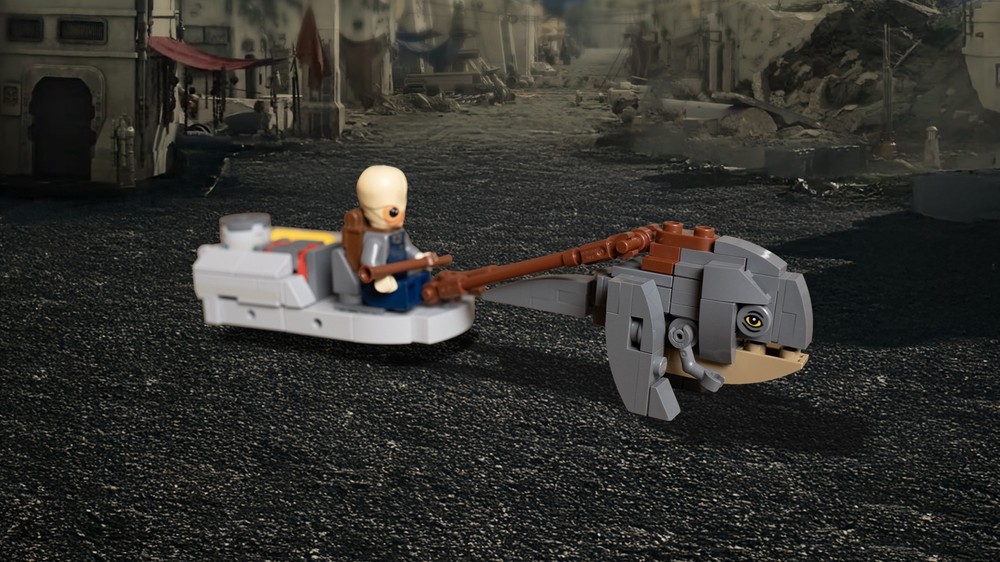 Lego Blurrg and Cart