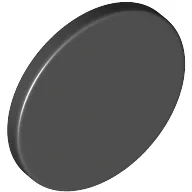 Road Sign Clip-on 2 x 2 Round / Black