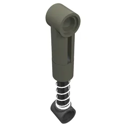 Technic Shock Absorber 6.5L with Soft Spring, Standard Coil [Complete Assembly] / Dark Gray