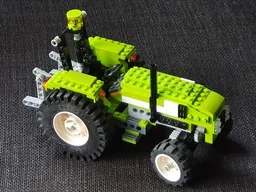 green tractor