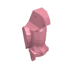 Animal, Bird, Parrot [Plain] / Pink