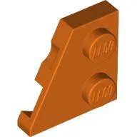 Wedge Plate 2 x 2 Left / Reddish Orange