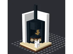 corner stove
