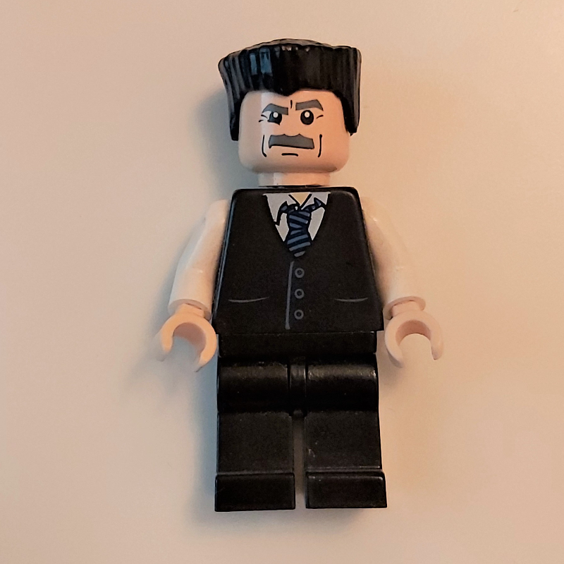 Lego J. Jonah Jameson, Black Suit, Black Hair