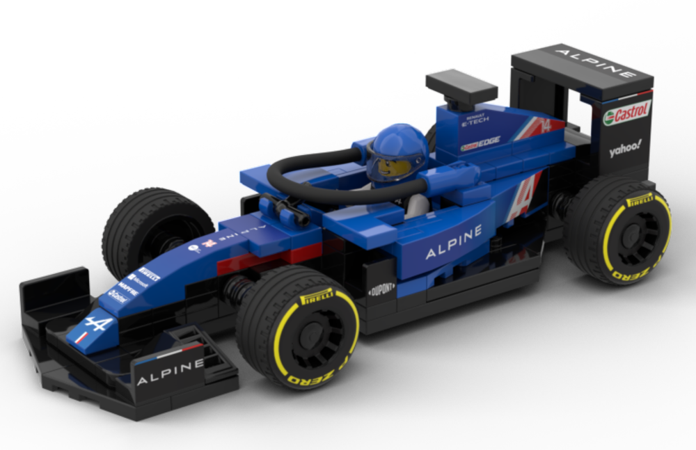 Lego 2021 Alpine A521 Formula One F1 Car