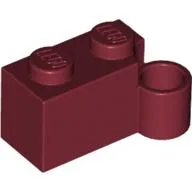 Hinge Brick 1 x 4 [Lower] / Dark Red