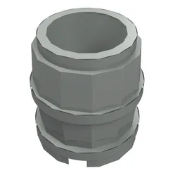 Barrel 2 x 2 x 2 / Light Gray