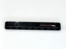 Technic, Liftarm Thick 1 x 9 with Red Broken Double Arrow and White Hook with String Pattern (Sticker) - Set 42069