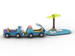 Friends Car & Trailer Beach Trip