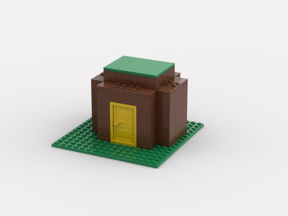 Lego Simple Minecraft Dirt Hut