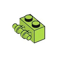 Brick Special 1 x 2 with Handle / Lime