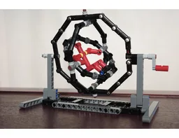 Multi-axis Astronaut Trainer (with Technic-built figure)