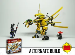 70666-2: Golden Ninja Dragon Armour