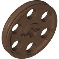Technic Wedge Belt Wheel [aka Pulley] / Brown