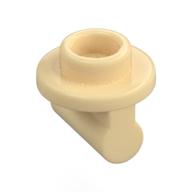 Lego Plate Special Round 1 x 1 with Hollow Stud and Bar on Underside - Long Space / Tan