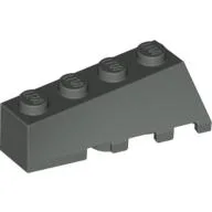 Brick Wedged, Sloped 45° 4 x 2 Left / Dark Gray