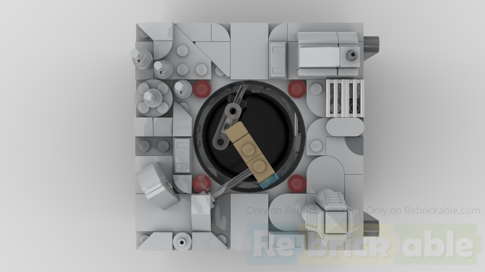Lego Microscale Coruscant: Underworld Access Shaft
