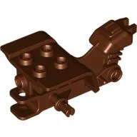 Vehicle Body, Tricycle Top with Reddish Brown Chassis / Reddish Brown