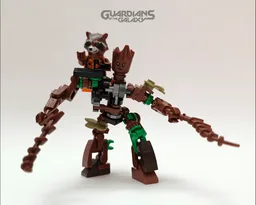 Brick Built Groot (GOTG Video Game)