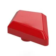 Tile Special 1 x 2 Diamond Plain / Red