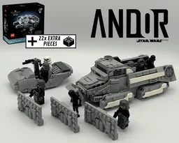 Ghorman Riot Tank & Armored Speeder (75375 Modification)