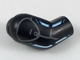 Arm, Right with Blue Lines Pattern