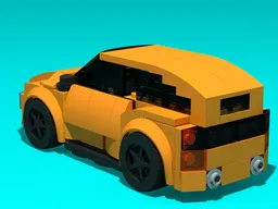 Orange Hatchback