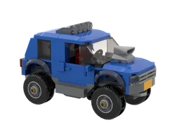 Blue SUV