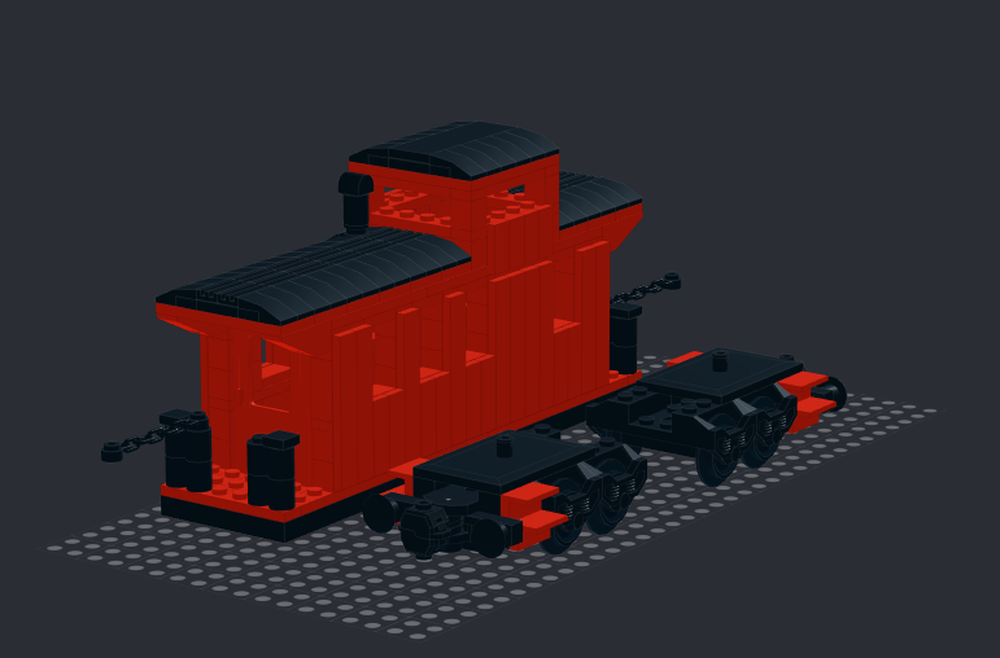 Lego American Railroad Caboose