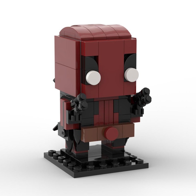 Lego Custom Marvel Deadpool MOC Brickheadz