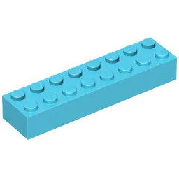 Brick 2 x 8 / Maersk Blue