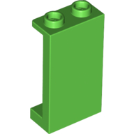 Lego Panel 1 x 2 x 3 [Side Supports / Hollow Studs] / Bright Green