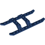 Lego Helicopter Skid Rails 12 x 6 / Dark Blue