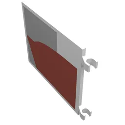 Flag 6 x 4 with Clips with Jedi Starfighter Print / White