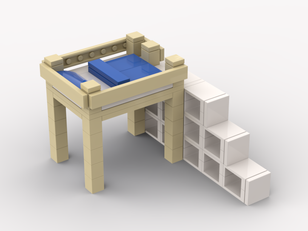 Lego Loft bed/Shelf Combination
