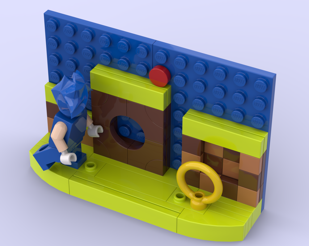 Lego Green Hill Zone- STH scene for set 40774