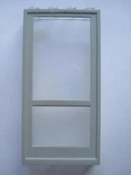 Modulex Door Panel 1 x 4 x 8 with Gray Print